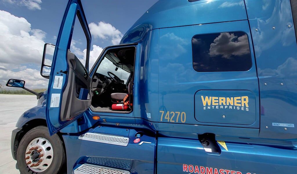 Inside truck